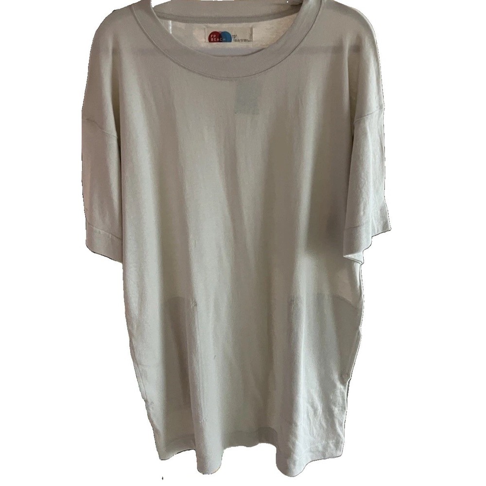 NWT Free People Beach Mini Dress XS Swim Coverup Vacation Barnacle Island Neutra
